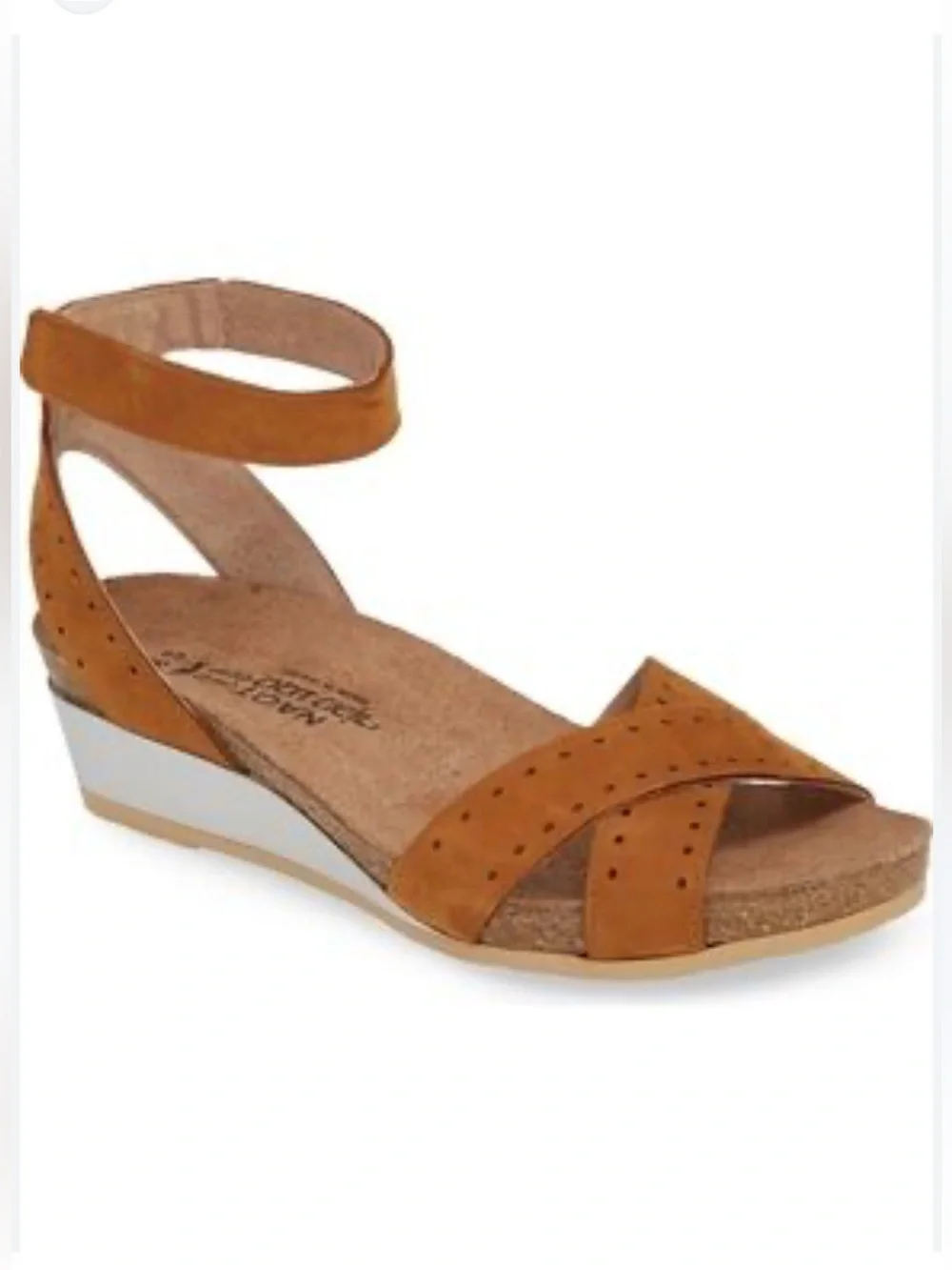 NAOT SZ 42 US 11 Wand Wedge Sandals Orig $170 Excellent Lightly Used Cond